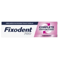 Fixodent pro complete fixation forte crème adhesive pour prothese dentaire neutre 47g