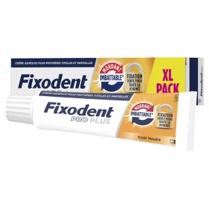 Fixodent pro plus mordant imbattable crème adhesive pour prothese dentaire 60g