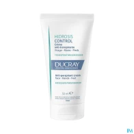 Ducray hidrosis control crème antitranspirante visage mains et pieds 50ml | Aesiel