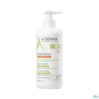 A derma exomega control lait emollient antigrattage pompe 400ml | Aesiel