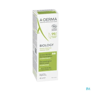 A derma biology crème riche dermatologique hydratante 40ml | Aesiel