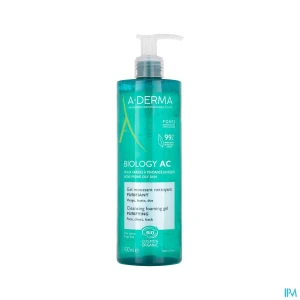 A derma biology ac gel moussant nettoyant purifiant pompe 400ml | Aesiel