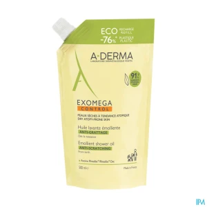 A derma exomega control huile lavante emolliente antigrattage eco recharge 500ml | Aesiel