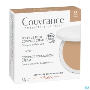 Eau thermale avene couvrance fond de teint crème sable 1.2 | Aesiel