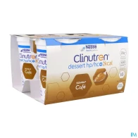 Clinutren dessert hp hc+ 2kcal crème cafe 200g x4 | Aesiel