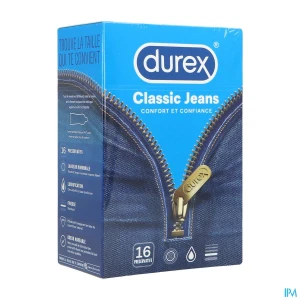 Durex classic jeans preservatif 16 | Aesiel
