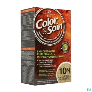Color soin 10n blond platine etui 60ml x2 | Aesiel