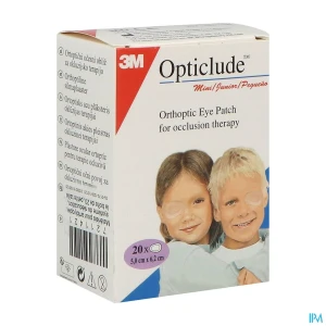 3m opticlude pansement orthoptique mini chair junior 6cm x 5cm 20 | Aesiel