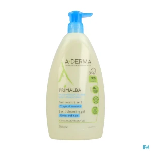 A derma primalba gel lavant 2en1 corps et cheveux 750ml | Aesiel