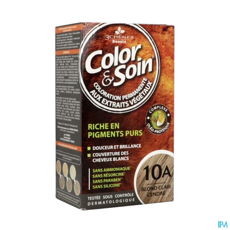 Color soin 10a blond clair cendre etui 60ml x2 | Aesiel Color soin 10a blond clair cendre etui 60ml x2 | Aesiel