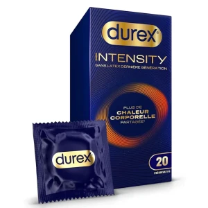 Durex intensity preservatif sans latex 20