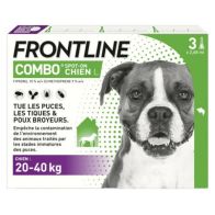 Frontline combo chien l spot on solution 2ml68 x3