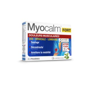3c pharma myocalm fort comprime 15