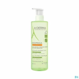 A derma exomega control gel lavant emollient 2en1 antigrattage 500ml | Aesiel