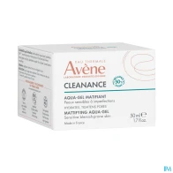 Eau thermale avene cleanance aqua gel matifiant 50ml | Aesiel