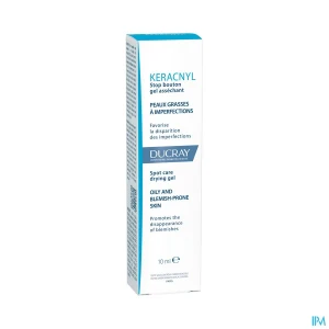 Ducray keracnyl stop bouton gel assechant 10ml | Aesiel