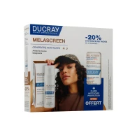 Ducray melascreen concentre antitaches 30ml + uv fluide antitaches spf50+ 50ml offert | Aesiel