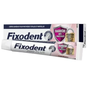 Fixodent pro plus la meilleure technologie antiparticules crème adhesive neutre 40g