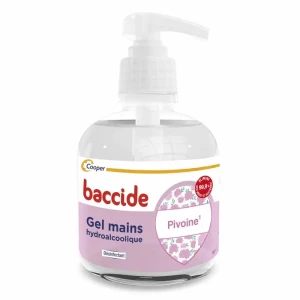 Cooper baccide gel sans rincage mains pivoine 300ml