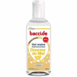 Cooper baccide gel sans rincage mains miel 100ml edition limitee