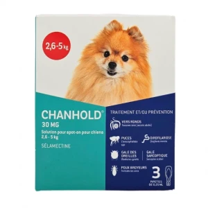 Clement thekan chanhold 30mg spot on chien 2kg6/5kg 3 | Aesiel