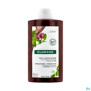 Klorane shampooing a la quinine edelweiss bio 400ml | Aesiel