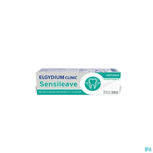 Elgydium clinic sensileave gel dentifrice au fluorinol menthole 50ml | Aesiel