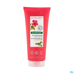 Klorane gel douche nutritif fleur hibiscus 200ml | Aesiel