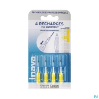 Inava trio compact brossette recharge jaune x3 | Aesiel