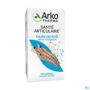 Arkopharma arkogelules huile krill manganese capsule 45 | Aesiel
