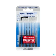 Inava mono compact brossette noir x4 + 2 offert | Aesiel