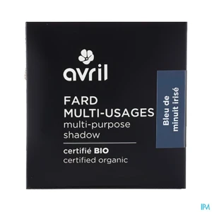 Avril fard a paupieres bleu de minuit irise bio 2g5 | Aesiel