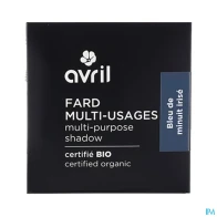 Avril fard a paupieres bleu de minuit irise bio 2g5 | Aesiel