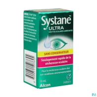 Systane ultra gouttes oculaire lubrifiante sans conservateur 10ml | Aesiel