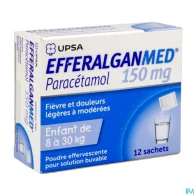 Efferalganmed 150mg poudre efferv pour solution buvable 12 | Aesiel