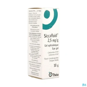 Siccafluid 0.25% gel ophtalmique 10g | Aesiel