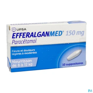 Efferalganmed 150mg suppositoire 10 | Aesiel