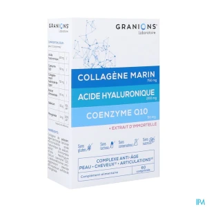 Granions complexe collagene acide hyaluronique coenzyme q10 comprime 60 | Aesiel