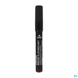 Avril crayon rouge a levres mat bordeaux bio 2g | Aesiel