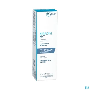 Ducray keracnyl mat efficacite 12h gel 30ml | Aesiel