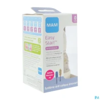 Mam biberon easy start anticolique nature lin debit 0 130ml | Aesiel