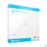 Coloplast biatain silicone talon pansement 18cm x 18cm 5 | Aesiel