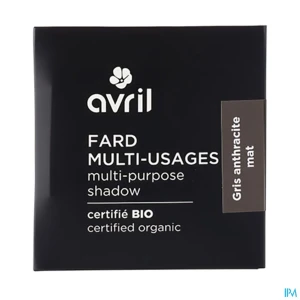 Avril fard a paupieres gris anthracite mat bio 2g5 | Aesiel