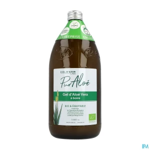 Ciel azur puraloe gel pasteur aloe vera bio à boire 1l