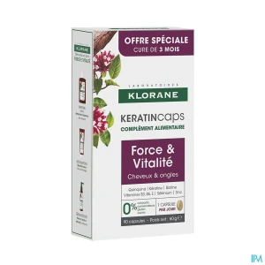 Klorane antichute complement alimentaire capsule 90 | Aesiel