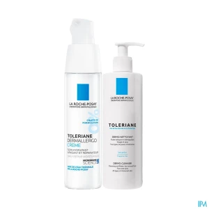 La roche posay toleriane dermallergo crème 40ml + mini dermo nettoyant 40ml | Aesiel