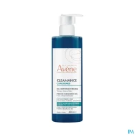 Eau thermale avene cleanance gel nettoyant peeling 400ml | Aesiel