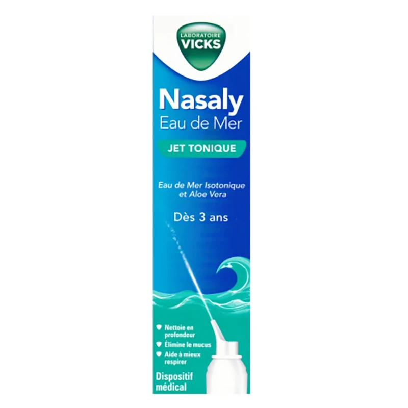 Vicks nasaly eau de mer jet tonique 120ml | Aesiel Vicks nasaly eau de mer jet tonique 120ml | Aesiel