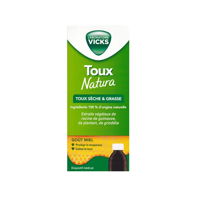 Vicks toux natura sirop toux seche et grasse 140ml | Aesiel Vicks toux natura sirop toux seche et grasse 140ml | Aesiel
