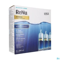 Renu advanced solution multifonctions 360ml x3 | Aesiel